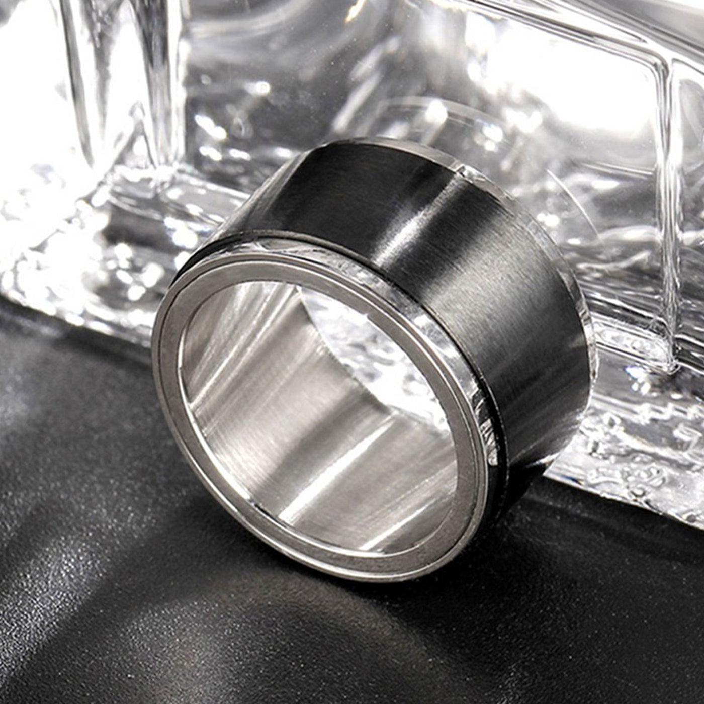 Engravable Men's Spinning Ring