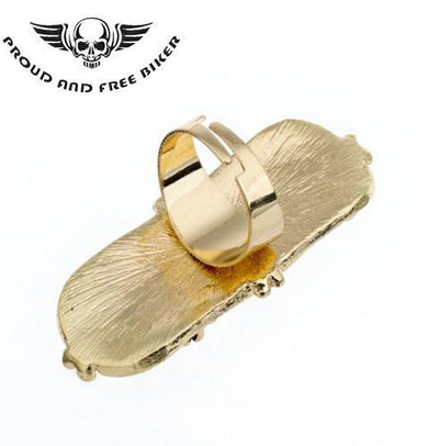 Skulls Knuckle Ring