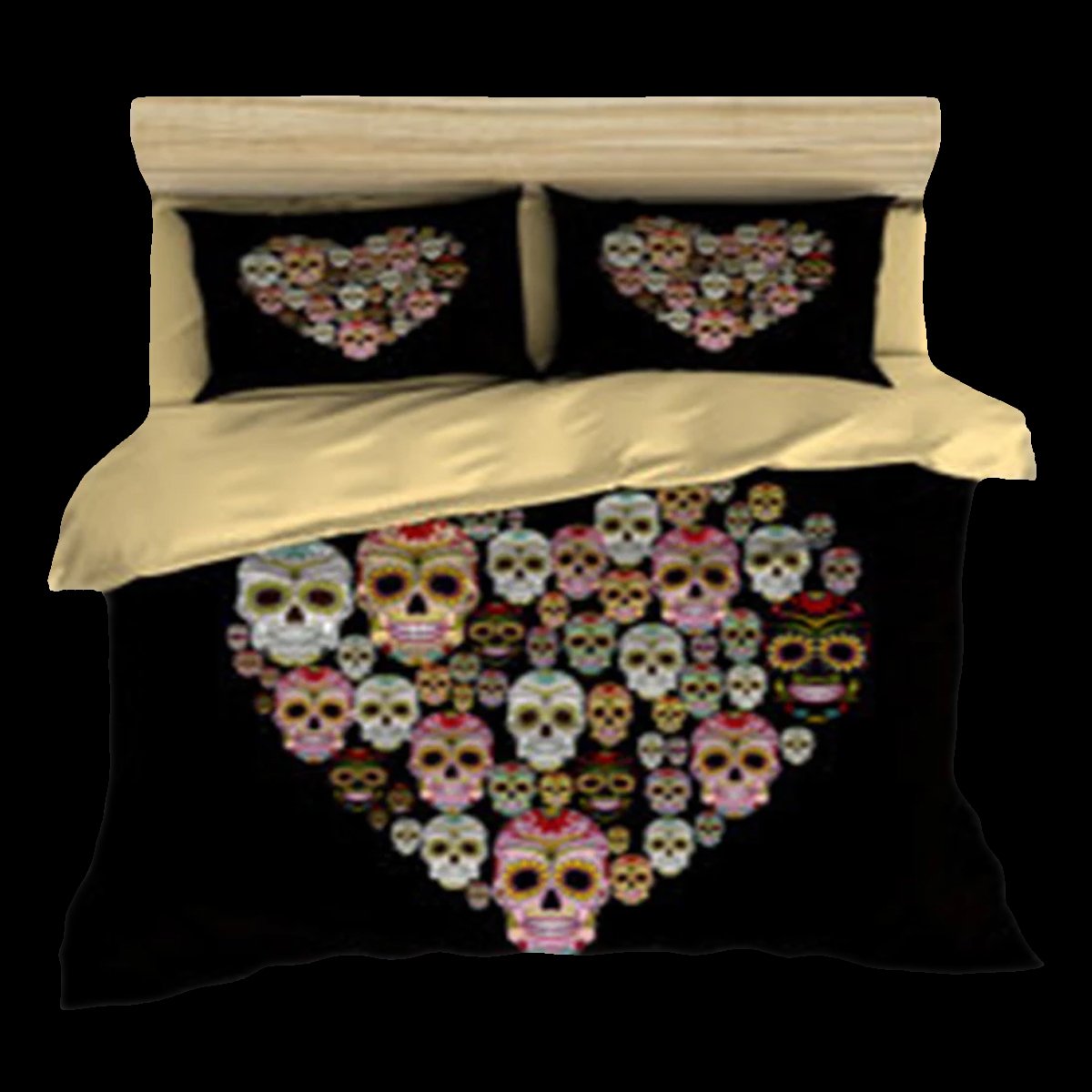 ❤️ Skull Duvet Cover