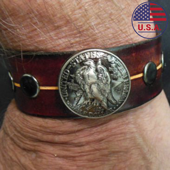 Texas Bicentennial Coin Cuff
