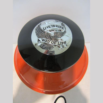 Biker Cremation Urn—Cross
