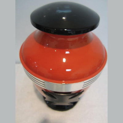 Biker Cremation Urn—Cross