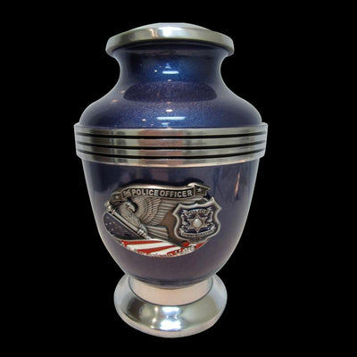 Police Cremation Urn—BL