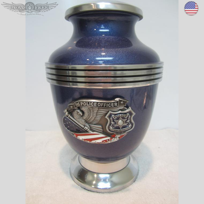 Police Cremation Urn—BL
