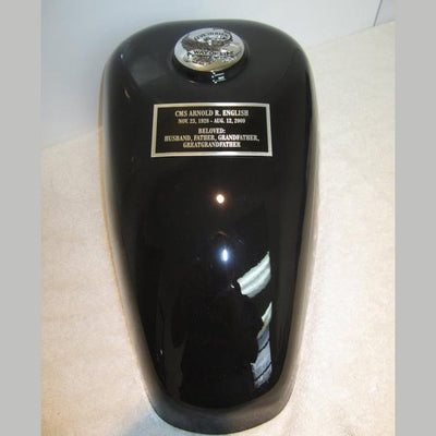 Biker Cremation Urn—BK Tank