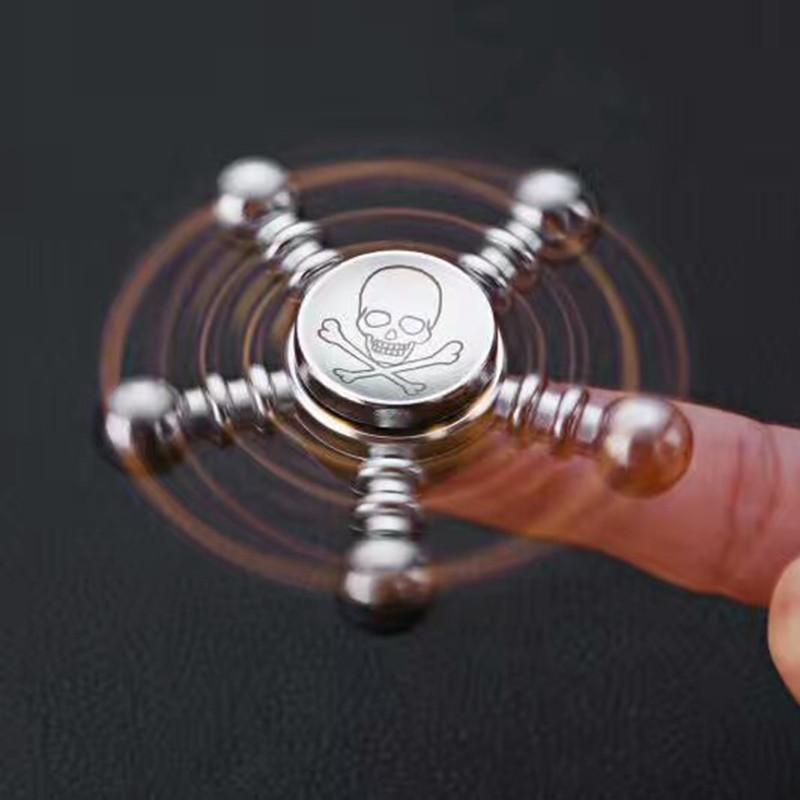 Metal Skull Fidget Spinner