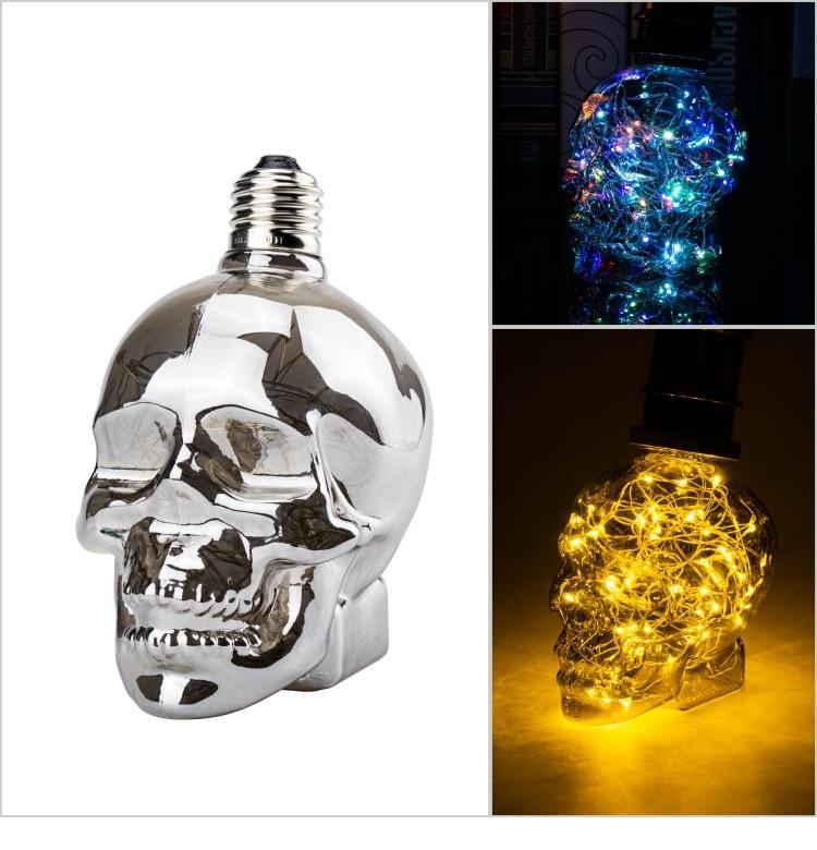 LED Skull Light Bulb