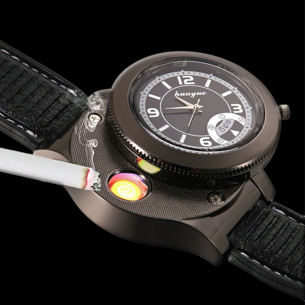 cigarette watch lighter Rechargeable Watch Lighter – Biker Dope™
