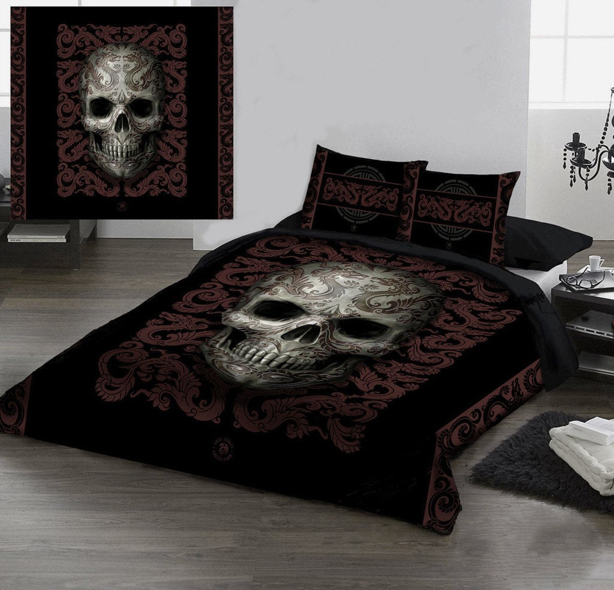 Skull Duvet Cover Set QU