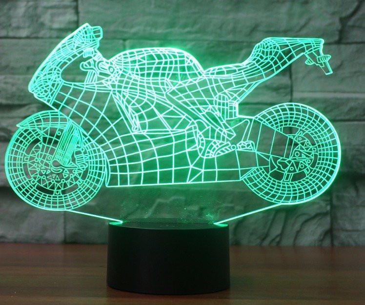 Sportbike 3D Lamp