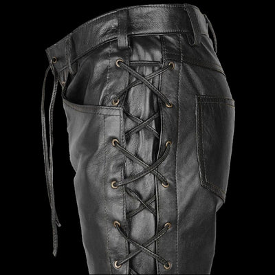 <B>ROCKSTAR RIDING PANTS</B><BR>Leather, Armored Option