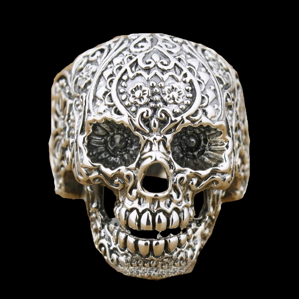 Silver Sugar Skull