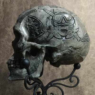 Special Forces Carved Skull