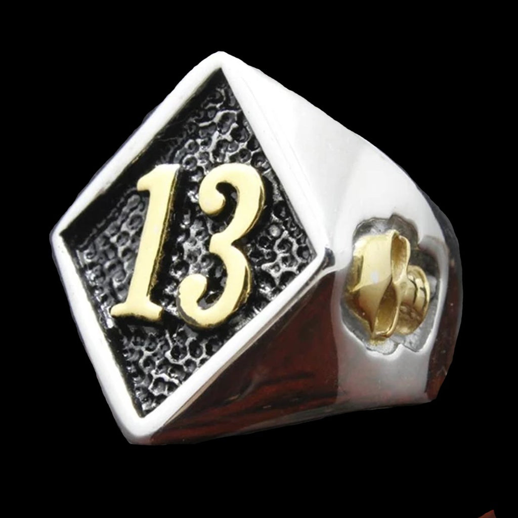 The 13 Ring—Gold – Biker Dope™