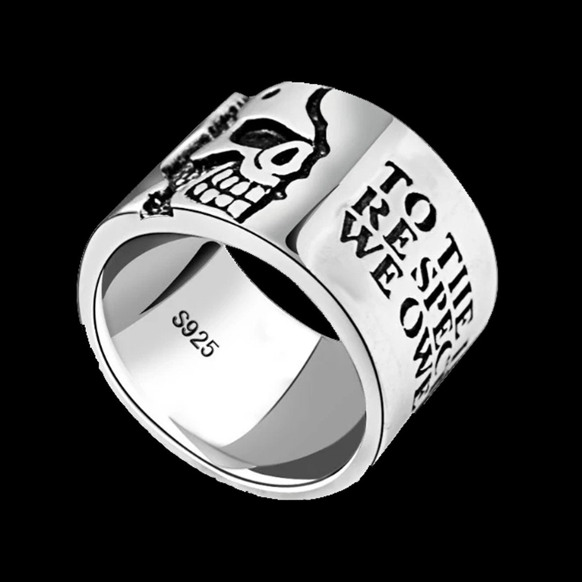 Voltaire Quote & Skull