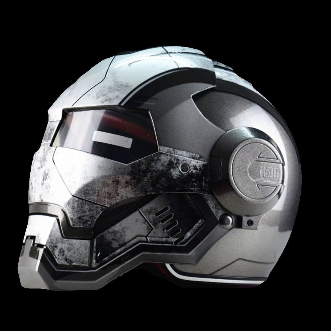 black masei iron man helmet War Machine Helmet – Biker Dope™